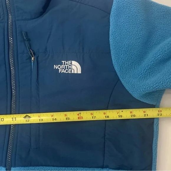 The North Face Women’s Large Blue Denali Fleece Jacket Polartec Winter Wear Cozy - Picture 5 of 6
